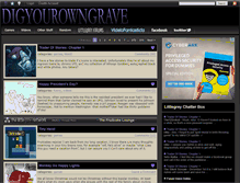 Tablet Screenshot of digyourowngrave.com